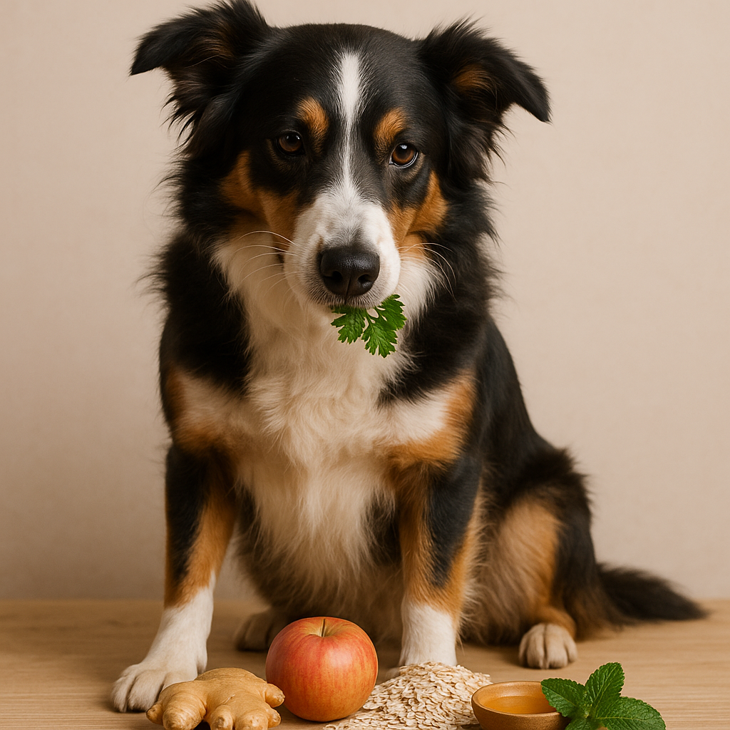 hond eet groente