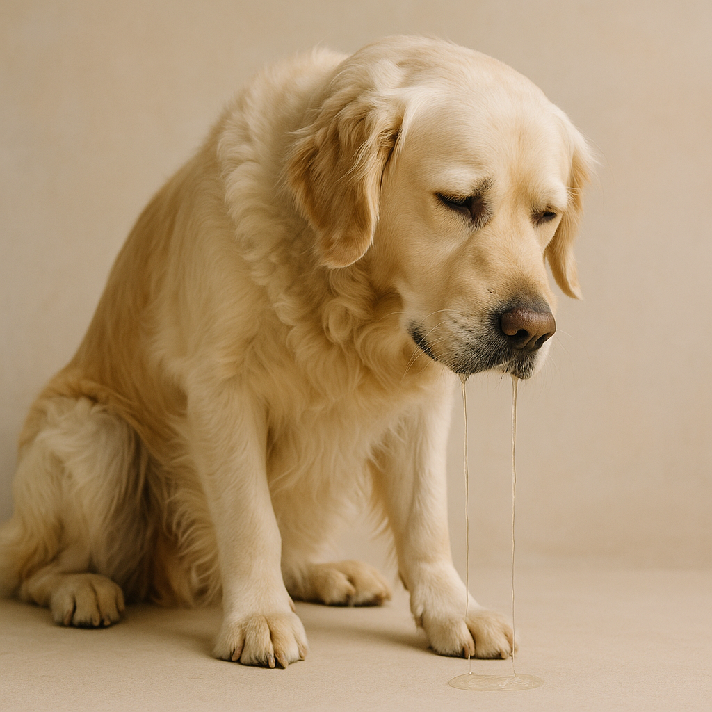 misselijke hond