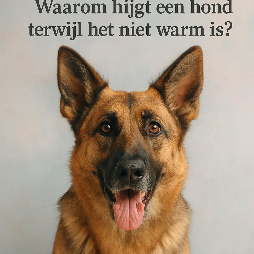 waarom hijgt een hond