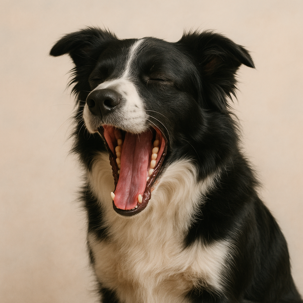 gapende hond
