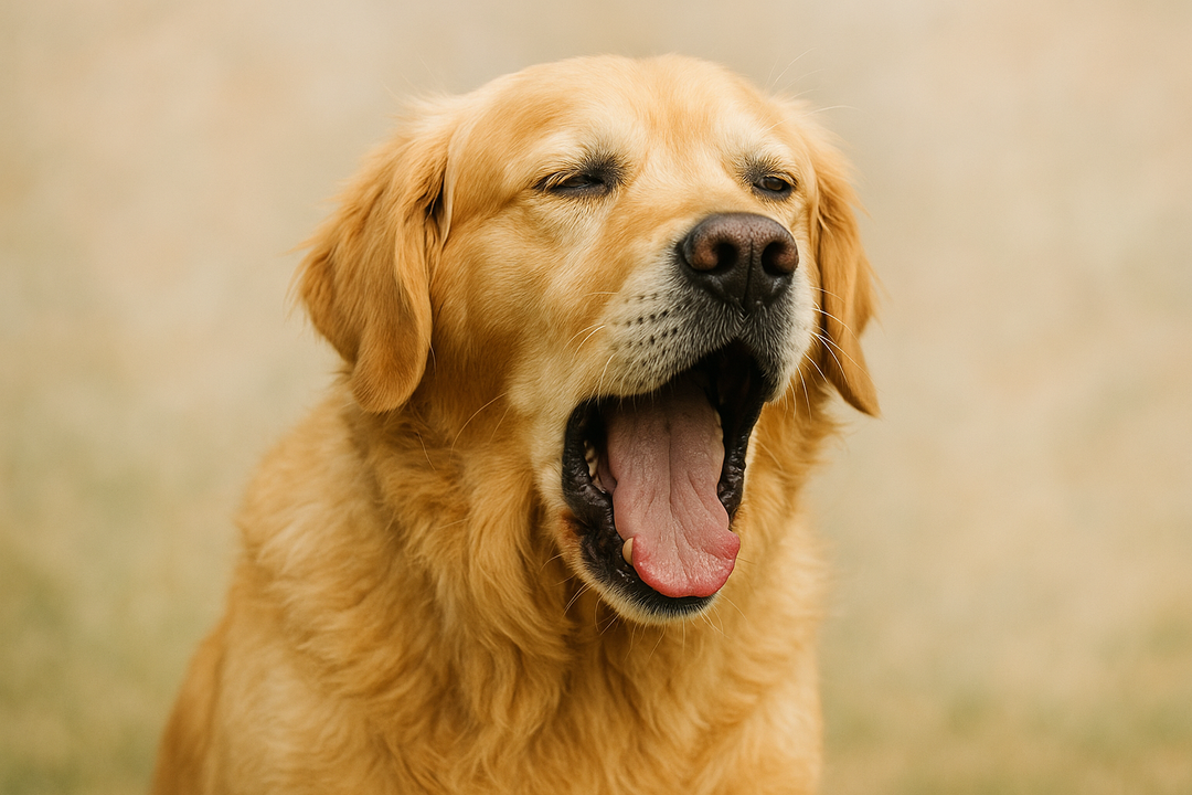 hond gaapt