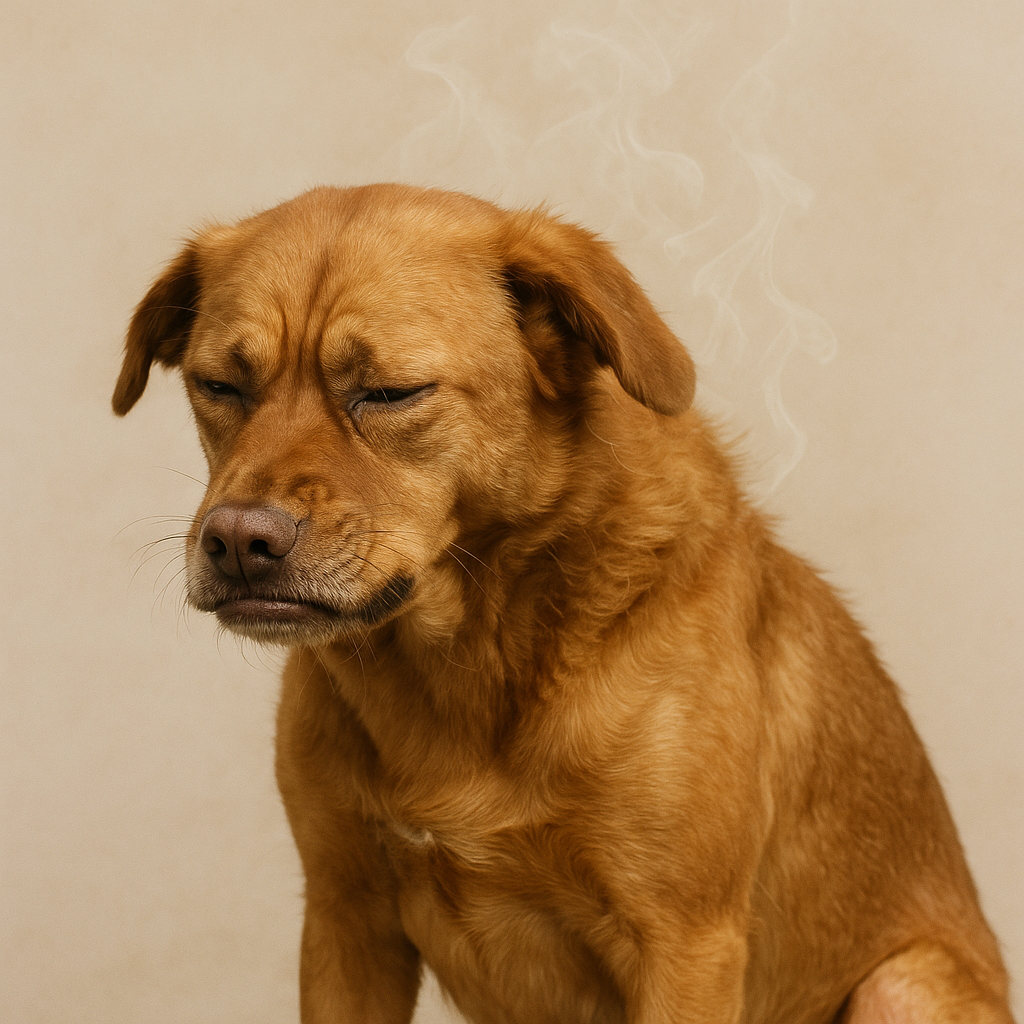 stinkende hond