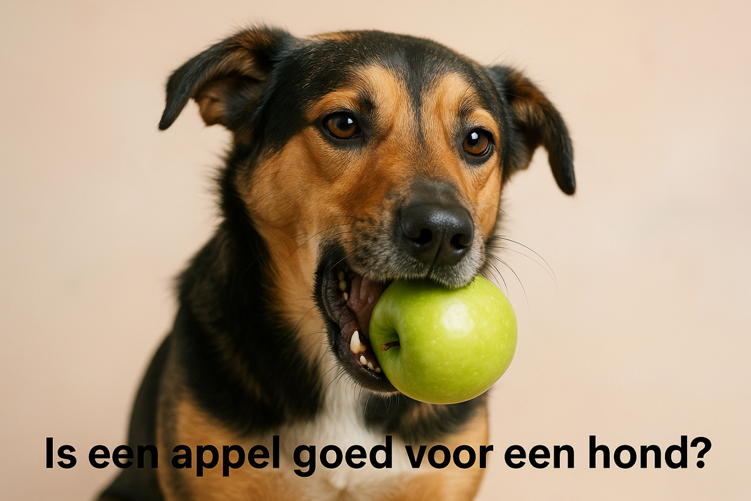 hond eet appel