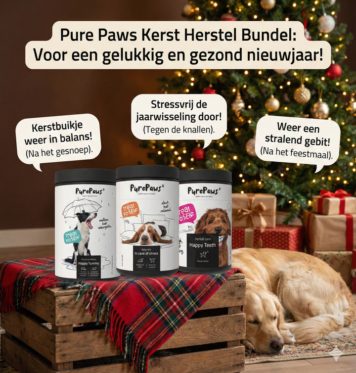Kerst bundel Pure Paws- Dental, Stress-less & Probiotica