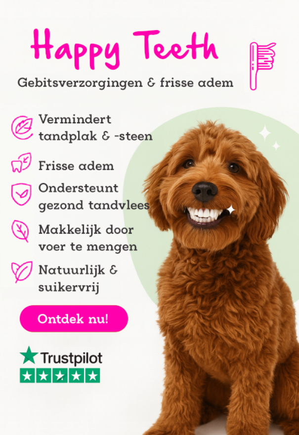 Happy Teeth gebitsverzorging voor honden