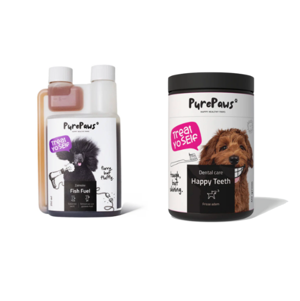 Beauty bundel Pure Paws - Dental & Zalmolie