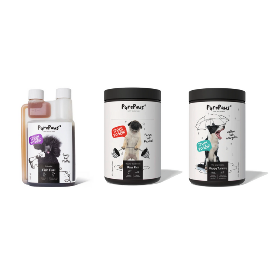 Sport bundel Pure Paws - Mobilty, Probiotica & Zalmolie