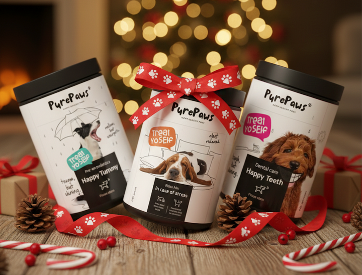 Kerst bundel Pure Paws- Dental, Stress-less & Probiotica