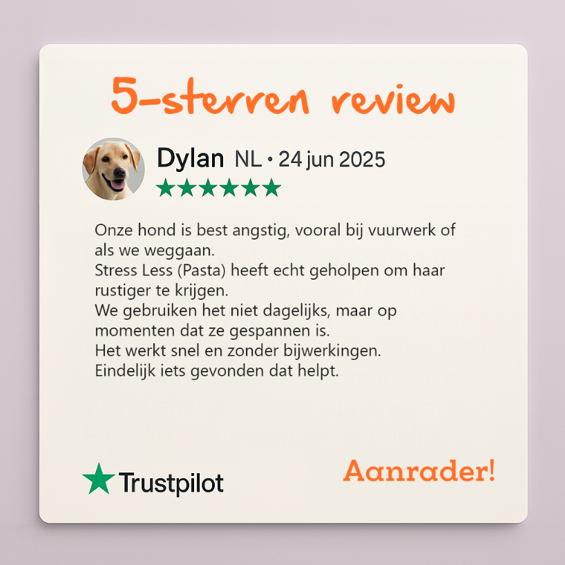Stress Less anti stress (pasta) voor honden